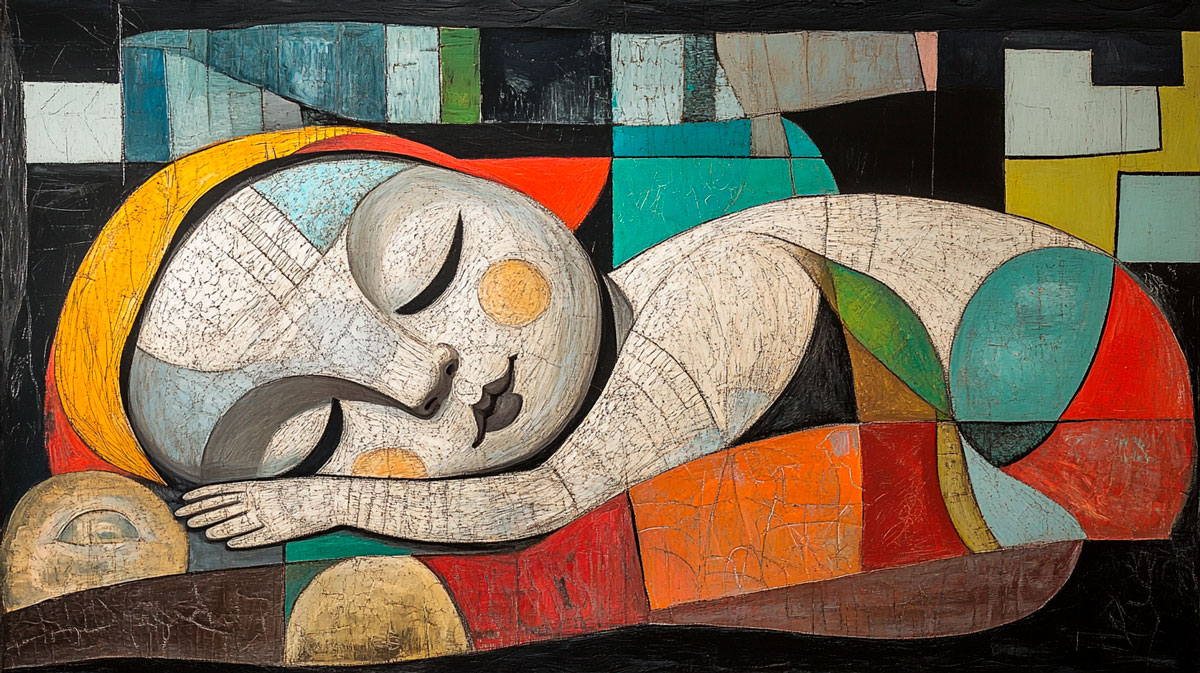 Imagen abstracta de un bébe